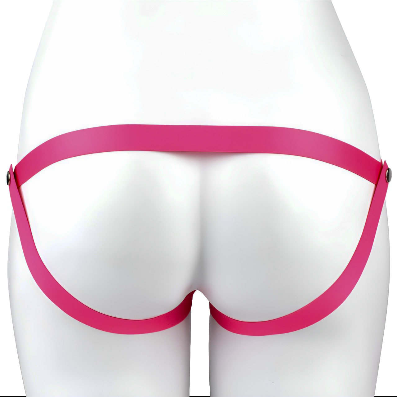 Minimalist Inverted Chastity Cage with Adjustable Nylon Belt for Sissy Ladyboy Crossdresser Negative Cock Penis Lock