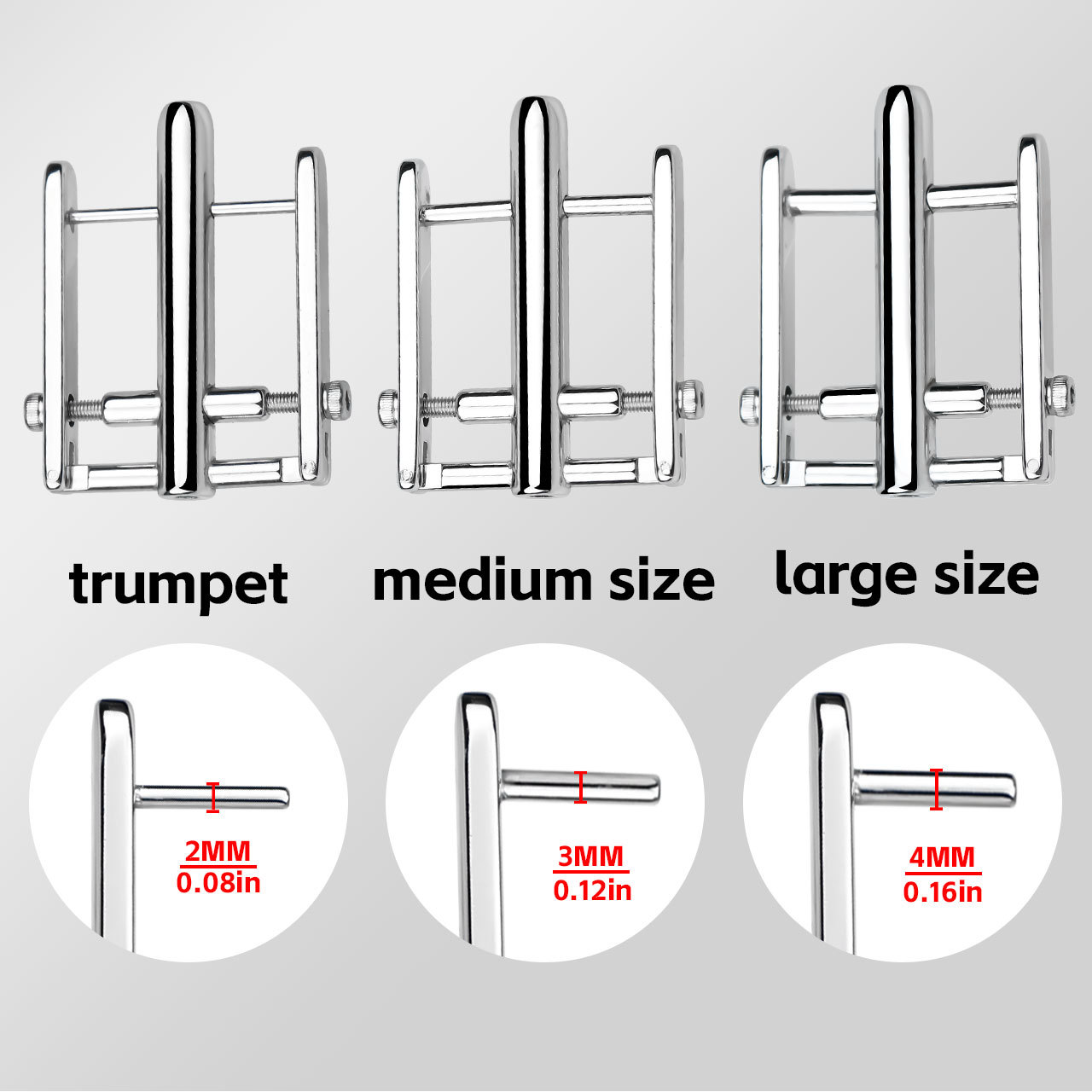Prince Albert Piercing Clamp – Dual-Sided PA Lock Tool