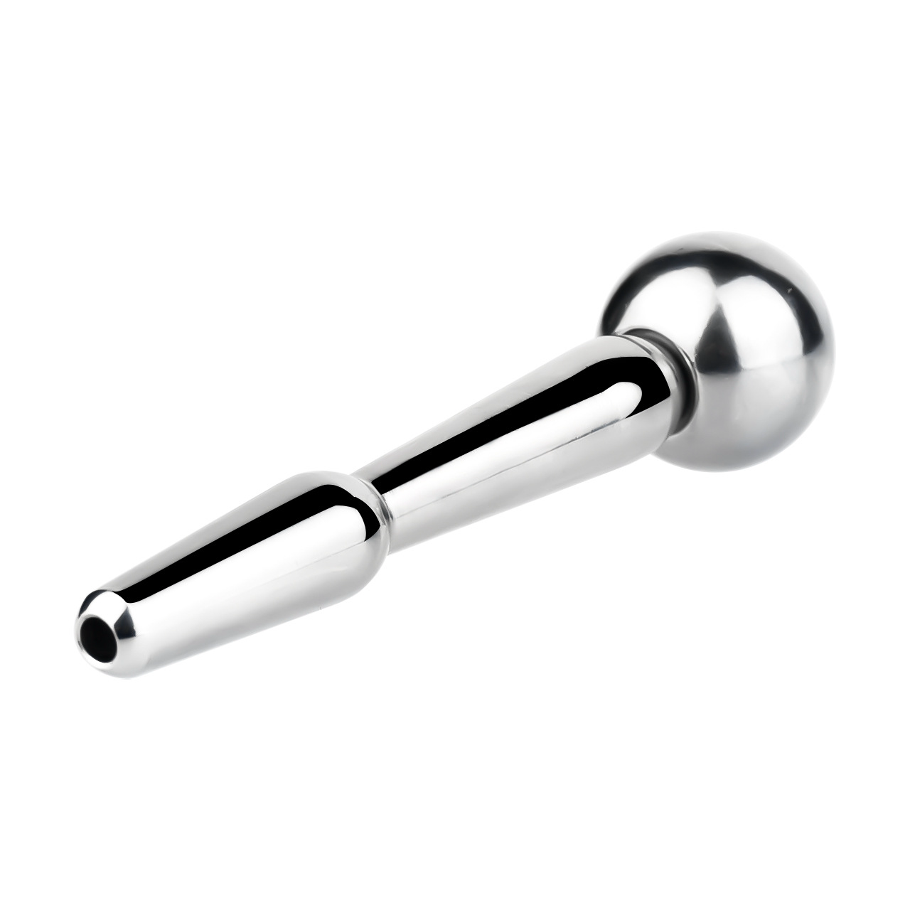 Stainless Steel Hollow Urethral Sound with Smooth Prostate Massager