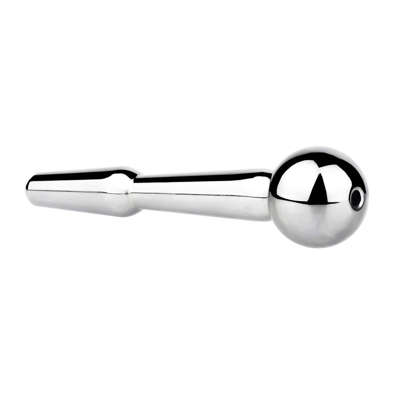 Stainless Steel Hollow Urethral Sound with Smooth Prostate Massager