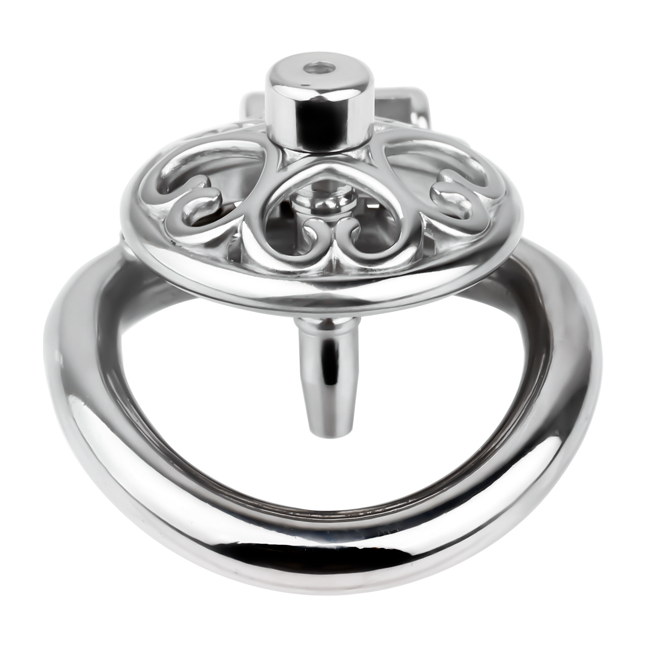 Detachable Inverted & Flat Urethral Chastity Cage Small Metal Cock Lock for Men