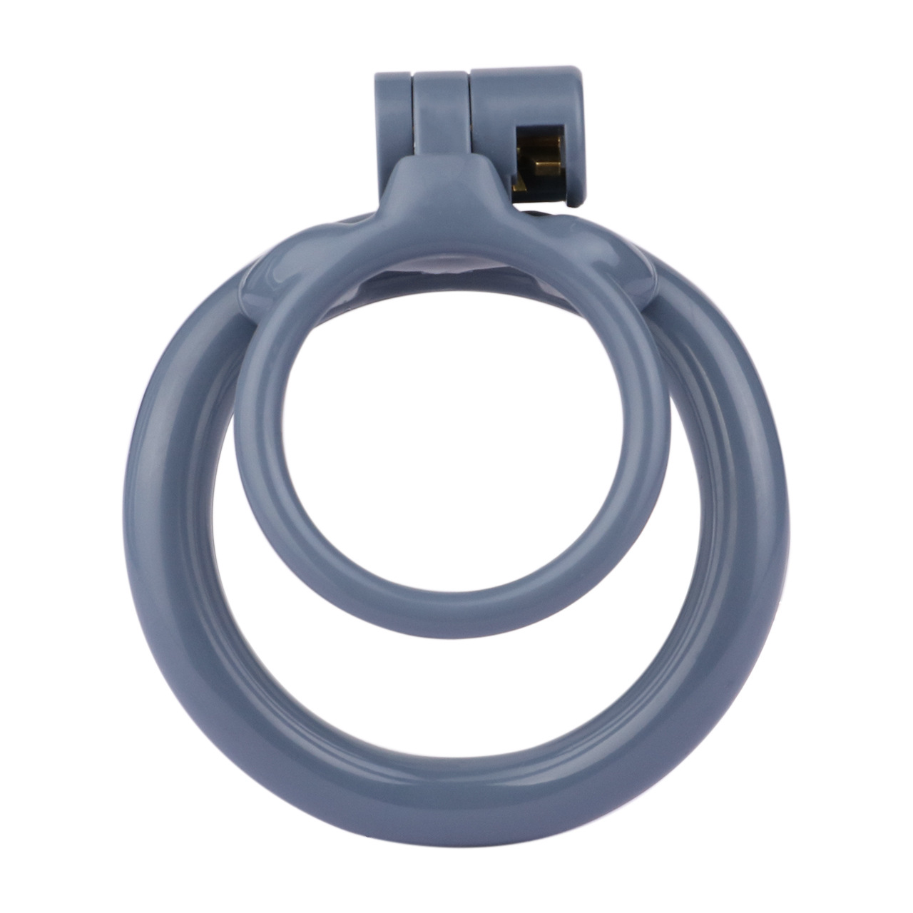 Lockable Resin Cock Ring Chastity Cage – Lightweight Penis Lock Blue/Black/Pink/White