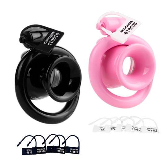 Resin Inverted Chastity Cage Easy-Flow Pee Hole Negative Cock Lock BDSM Device
