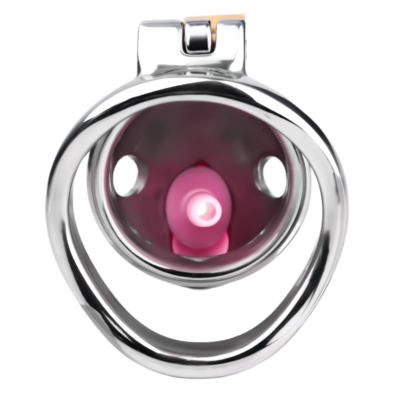 Solid Stainless Steel Goldfish Chastity Cage