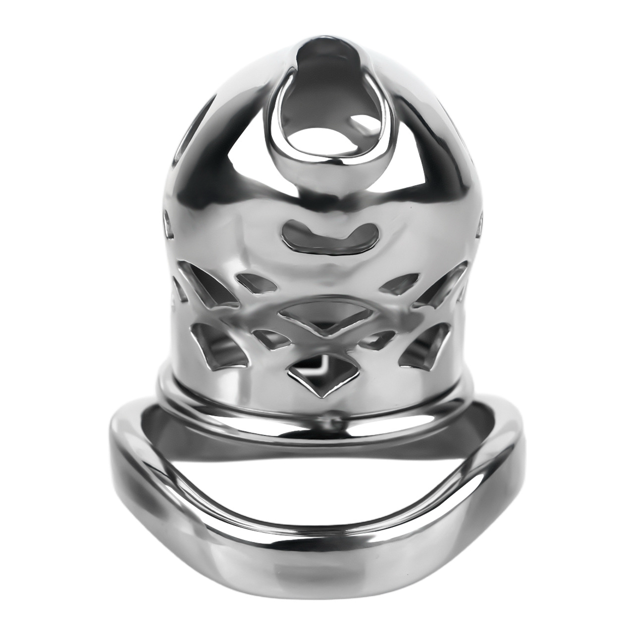 Solid Stainless Steel Goldfish Chastity Cage