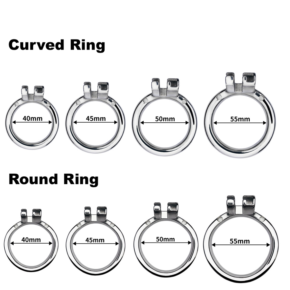 Solid Stainless Steel Goldfish Chastity Cage