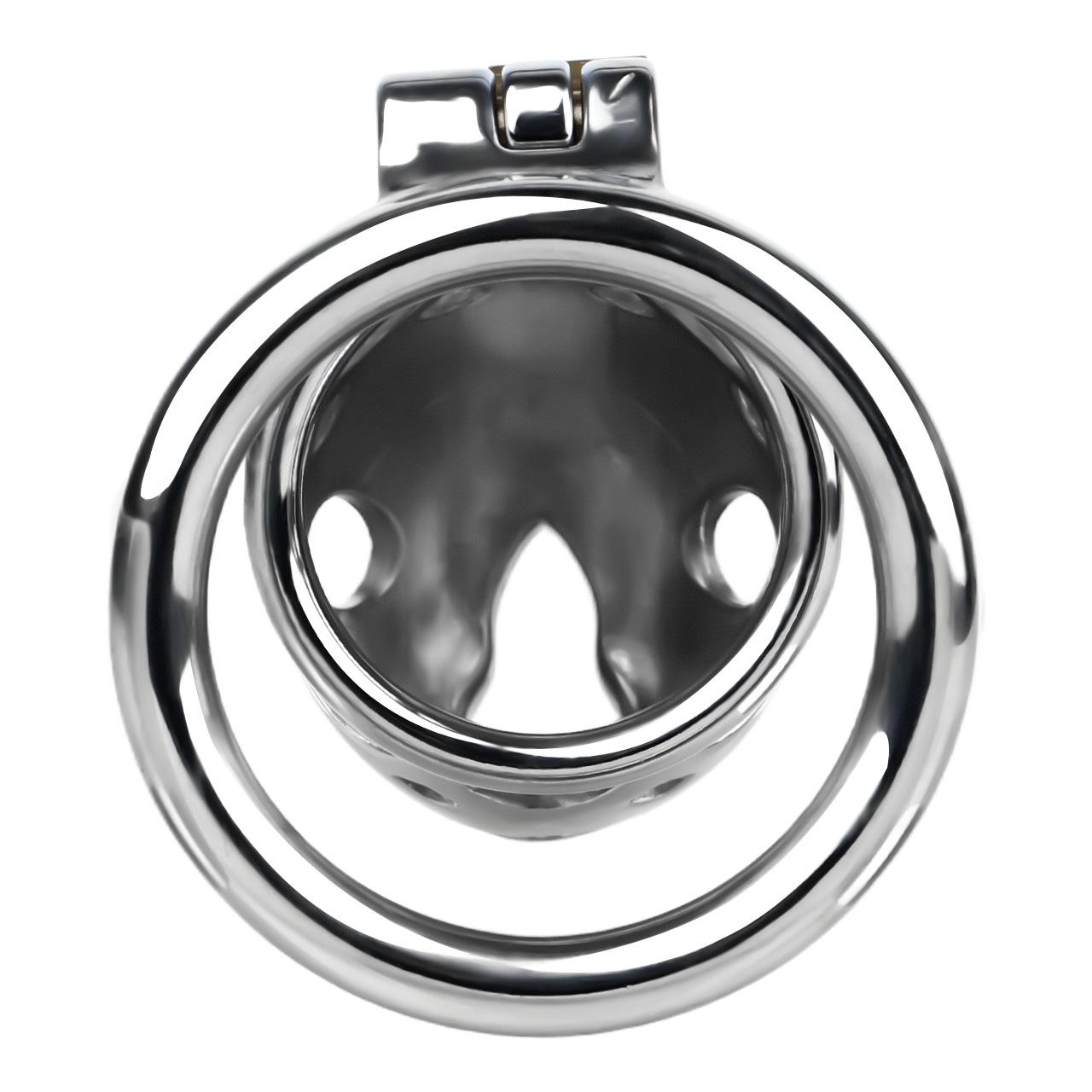 Solid Stainless Steel Goldfish Chastity Cage