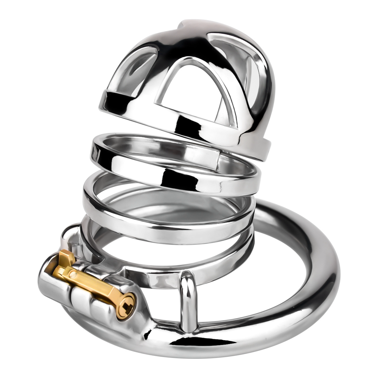 Hollow Cobra Male Chastity Cage - S/M/L/XL Cage Sizes Metal Cock Cage for Men