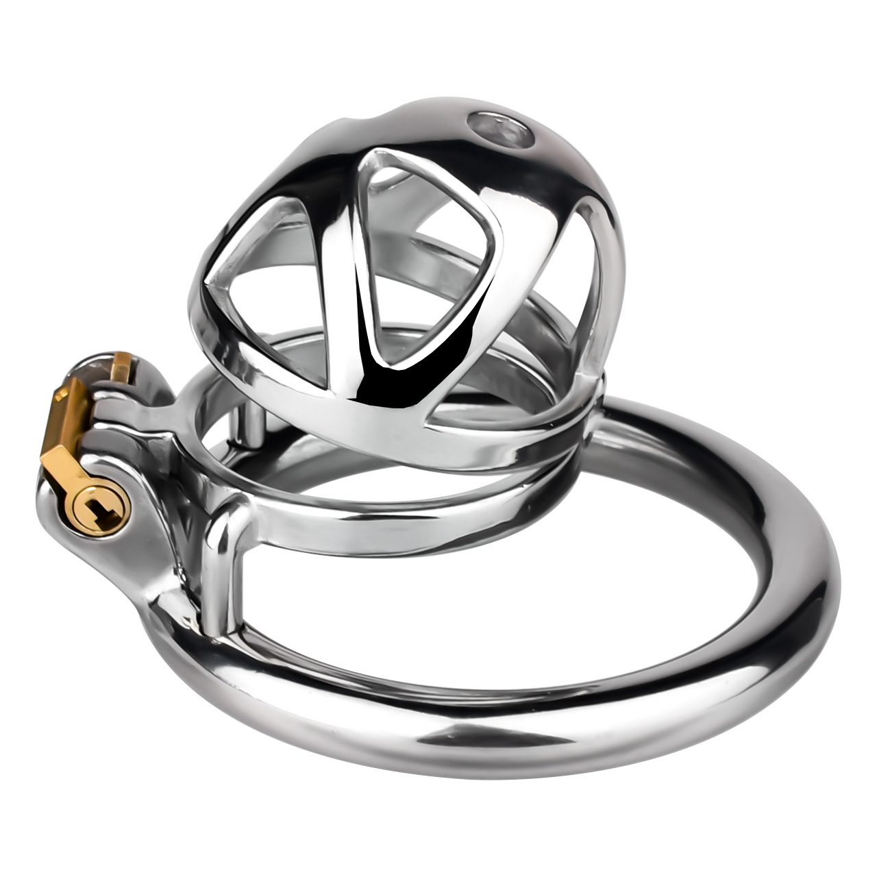 Hollow Cobra Male Chastity Cage - S/M/L/XL Cage Sizes Metal Cock Cage for Men