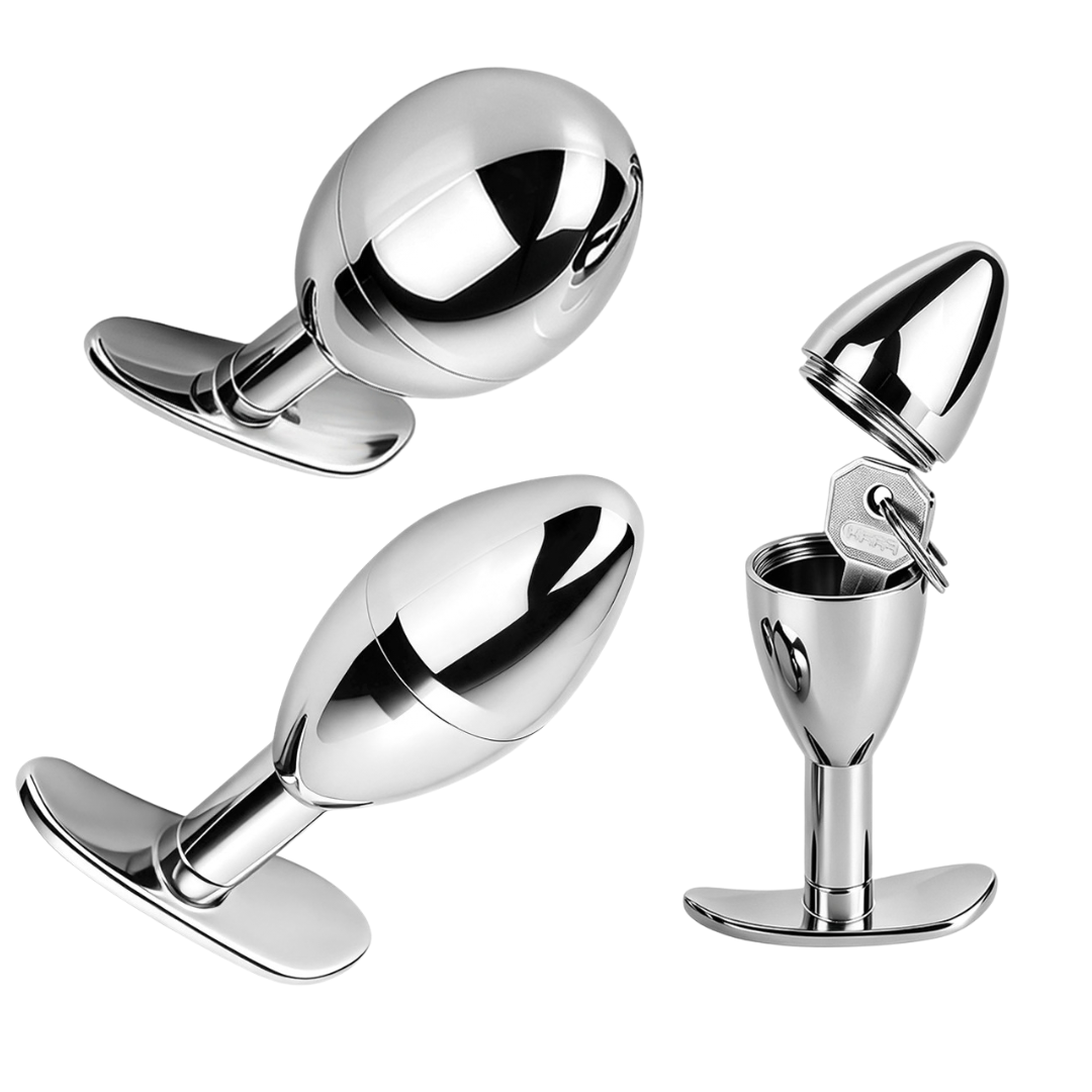 Anal Plug Keyholder with Temperature Play Chamber