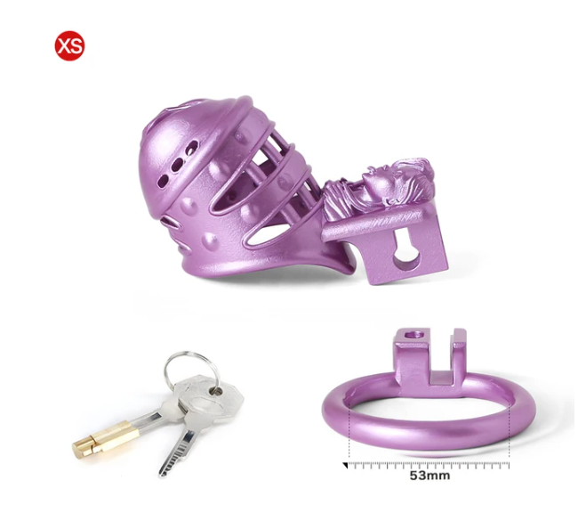 Spiked Chastity Cage 3D Printed Pussy Cock Cage for Sissy - SpikedChastity