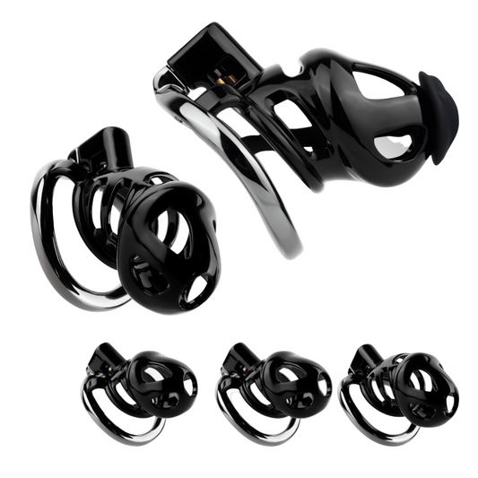 Resin & Alloy Cobra Chastity Cage for Long-Term Wear