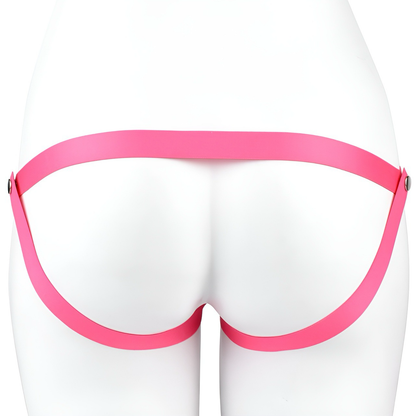 Cage de chasteté rose Sissy Lock avec nœud charmant