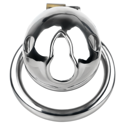 Solid Stainless Steel Goldfish Chastity Cage