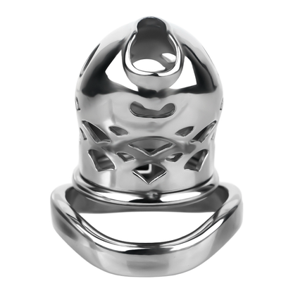 Solid Stainless Steel Goldfish Chastity Cage