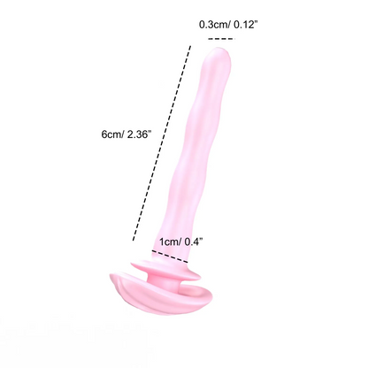 Pink Chastity Cage with Removable Soft Silicone Spikes