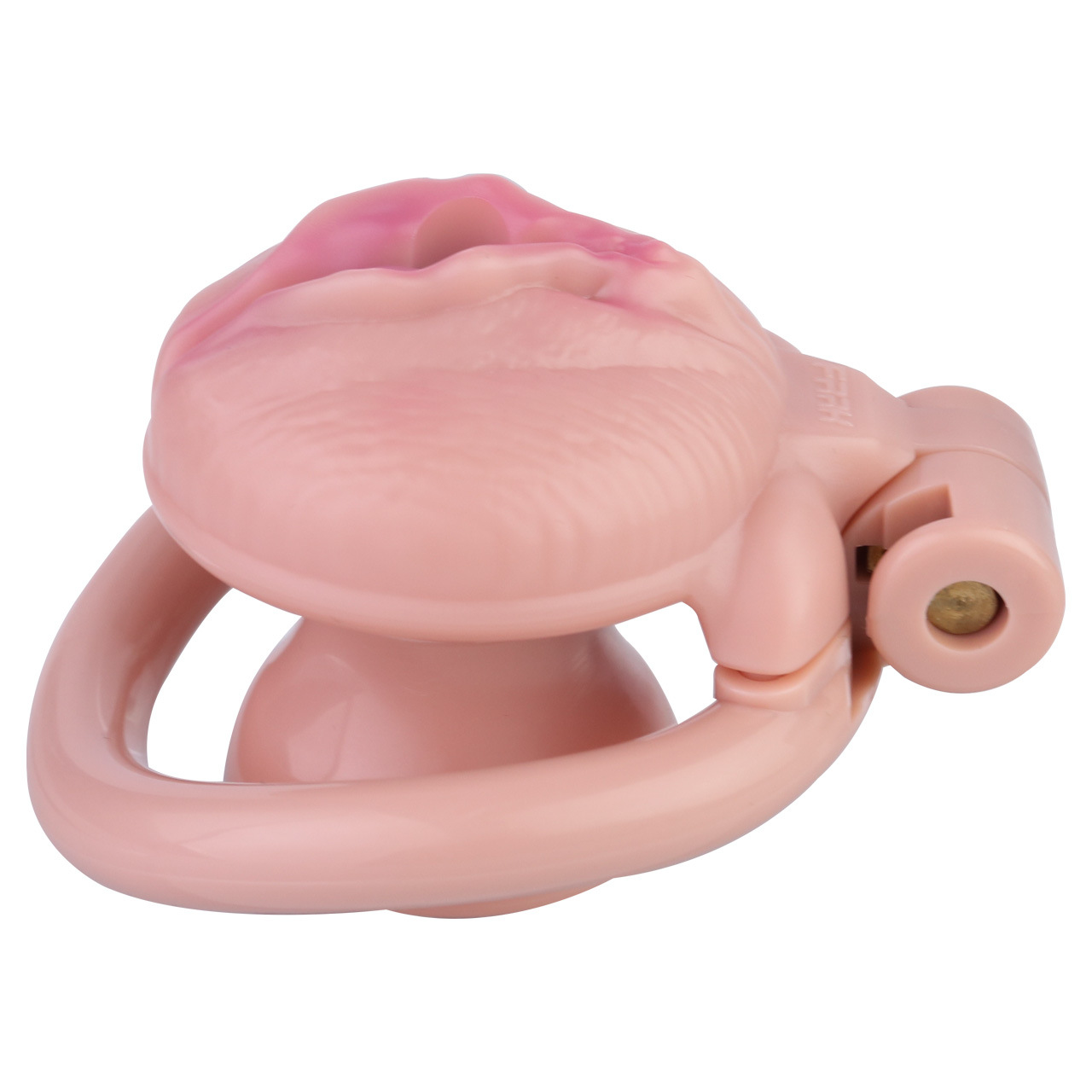 Realistic Clit Chastity Cage with Adjustable Inverted Plug Sissy Chastity Lock