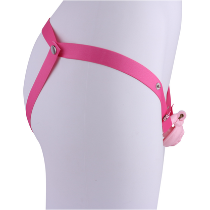 Realistic Clit Chastity Cage with Adjustable Inverted Plug Sissy Chastity Lock