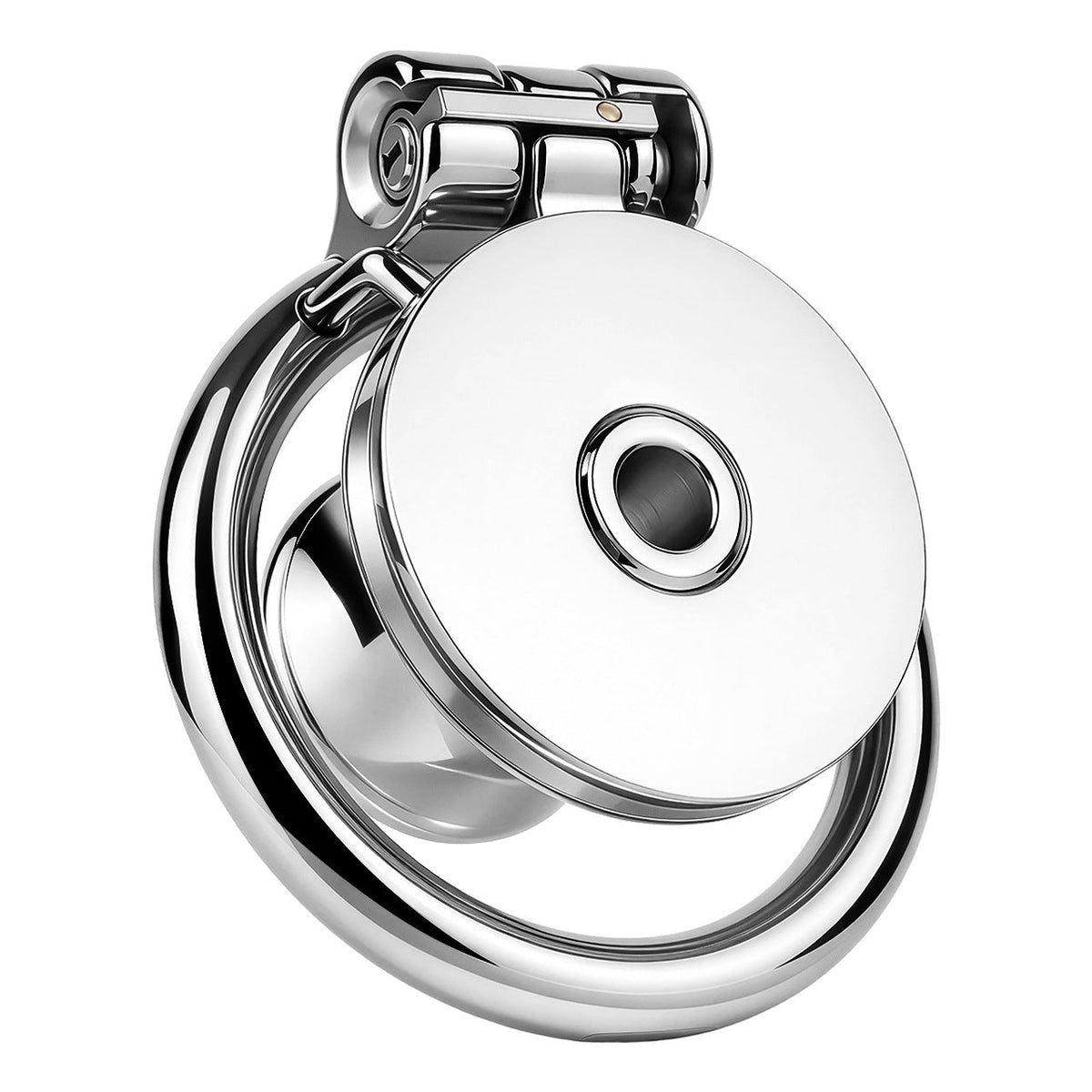 Flat & Inverted  Stainless Steel Chastity Cage - Small to Large Inverted Plugs