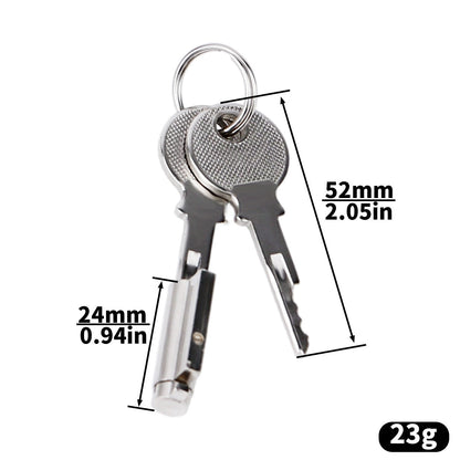 Flat & Inverted  Stainless Steel Chastity Cage - Small to Large Inverted Plugs