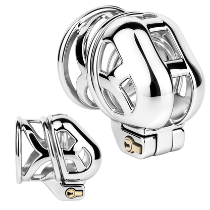 Minimalist Glans Chastity Cage in Stainless Steel