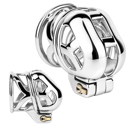 Minimalist Glans Chastity Cage in Stainless Steel
