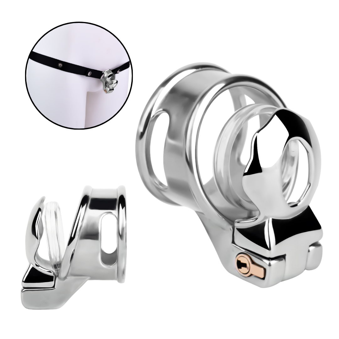 Open Front Flat Glans Chastity Device