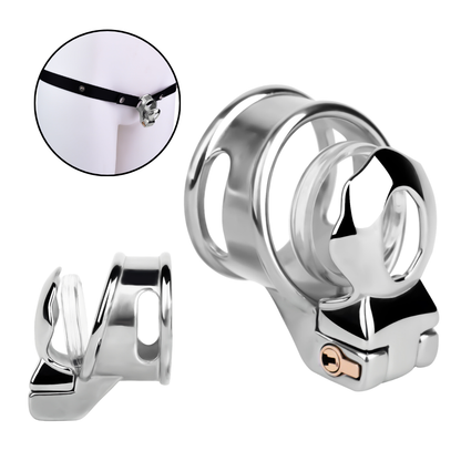 Open Front Flat Glans Chastity Device