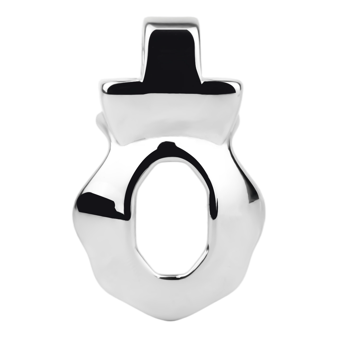 Flat Glans Chastity Lock for Men Male Penis Cock Cage Sex Toy for Gay Sissy Femboys