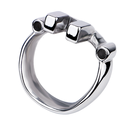 Breathable Stainless Steel PA Chastity Cage Prince Albert Penis Piercing Cock Lock