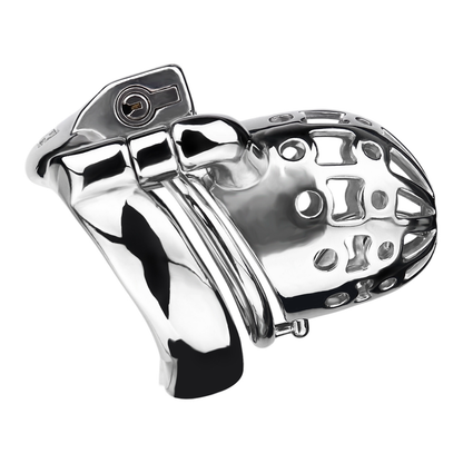 Breathable Stainless Steel PA Chastity Cage Prince Albert Penis Piercing Cock Lock