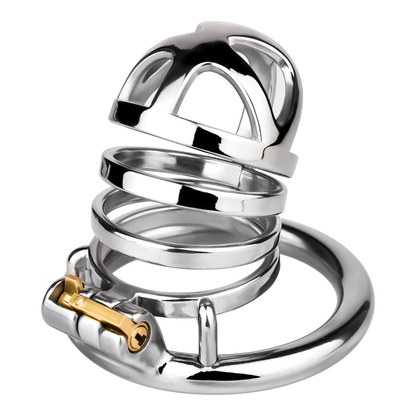 Hollow Cobra Male Chastity Cage - S/M/L/XL Cage Sizes Metal Cock Cage for Men