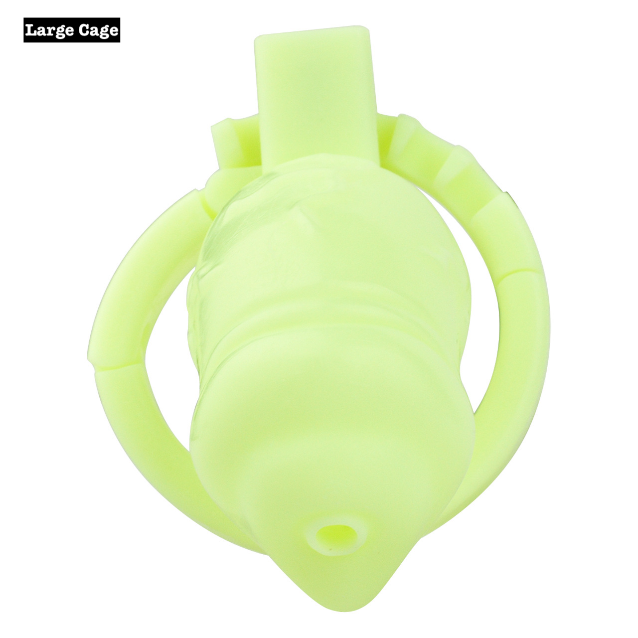 Versatile Resin Chastity Cage with Built-in Adjustable Ring and Detachable Butt Plug