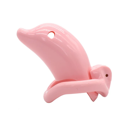 Dolphin Resin Chastity Cage - SpikedChastity