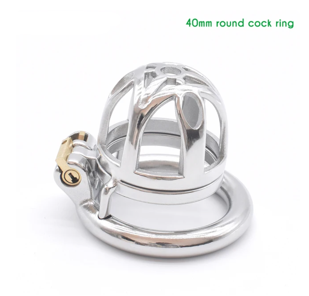 35mm Ultra Small Metal Chastity Cage - SpikedChastity