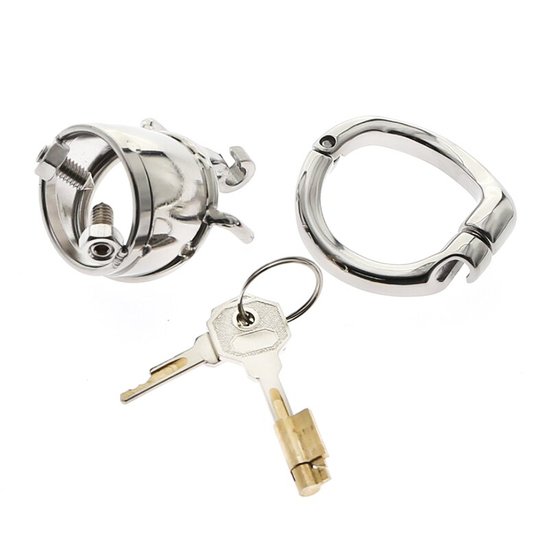 Metal Chastity Cage with 2 Adjustable Spikes - SpikedChastity