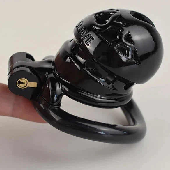 5 Colors Small Plastic Chastity Cage with 4 Sizes Penis Rings Sex Slave BDSM Toy Chastity Device