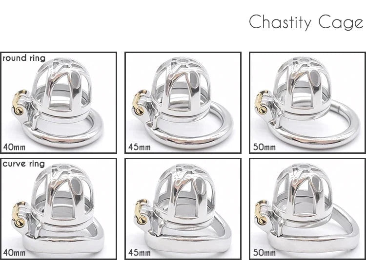 35mm Ultra Small Metal Chastity Cage - SpikedChastity