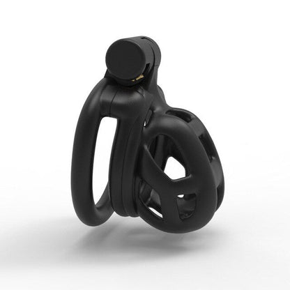 3D Printed Black Chastity Cage For Men - SpikedChastity