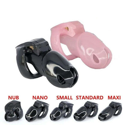 Holy Trainer HT-V4 Resin Chastity Cage Set - SpikedChastity