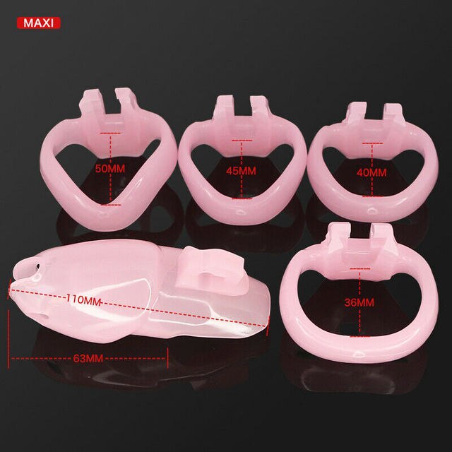 Holy Trainer HT-V4 Resin Chastity Cage Set - SpikedChastity