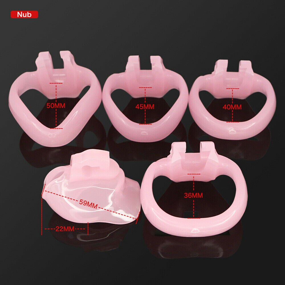 Holy Trainer HT-V4 Resin Chastity Cage Set - SpikedChastity