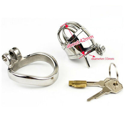 Metal Spiked Chastity Cage - SpikedChastity