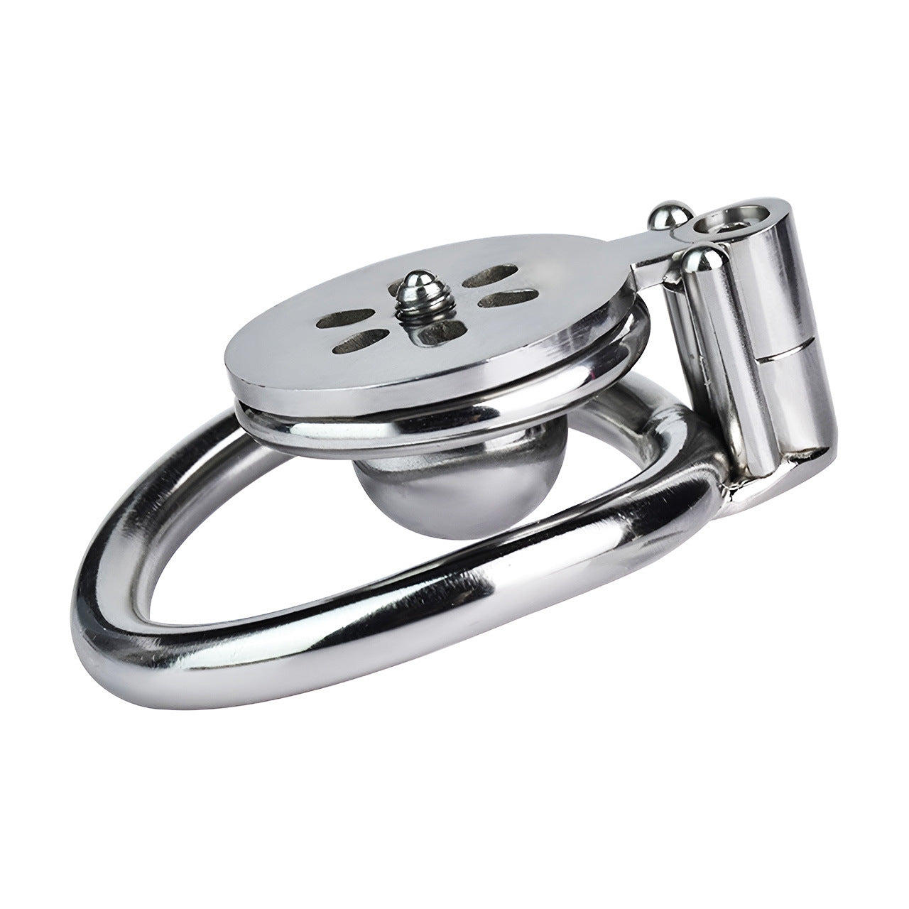 Micro Flat Inverted Chastity Cage Device For Men Metal Negative Penis Cage