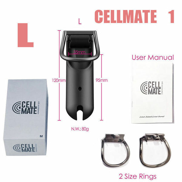 Electric Cellmate 1&2 Chastity Cage - APP Remote Control Chastity ...