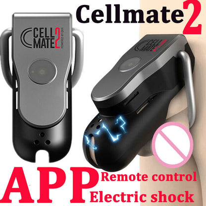 Cellmate Chastity Cage - APP Remote Control Chastity Device - SpikedChastity