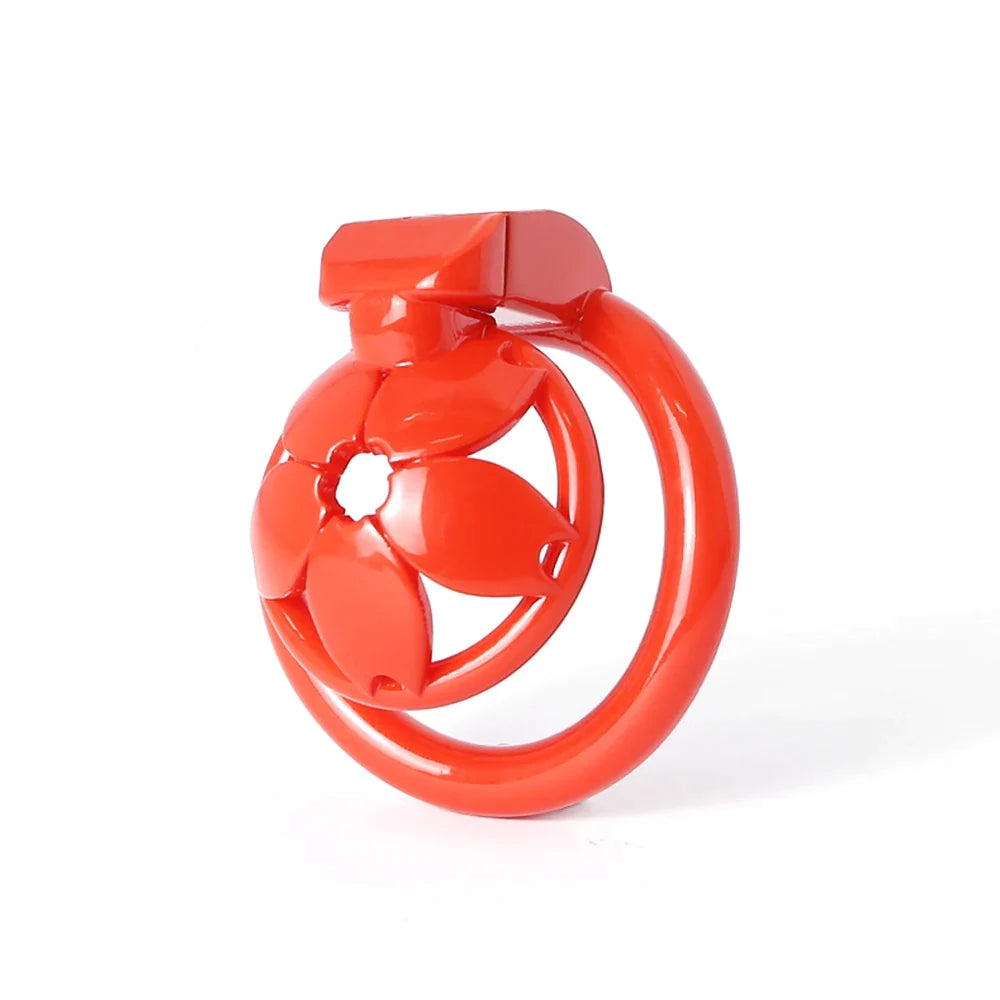 Small Sakura Flat Chastity Cage - SpikedChastity