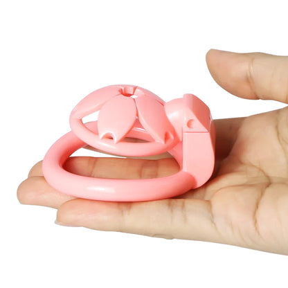 Small Sakura Flat Chastity Cage - SpikedChastity