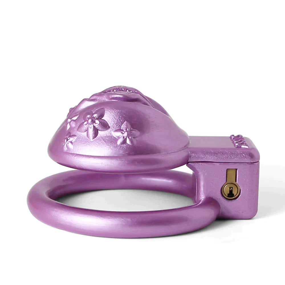 Pink Clit Chastity Cage For Sissy - SpikedChastity