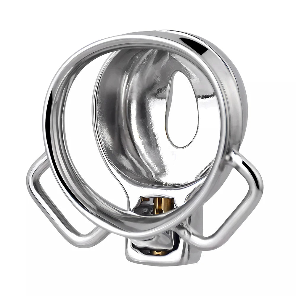 Metal Clit Chastity Cage with Strap - SpikedChastity